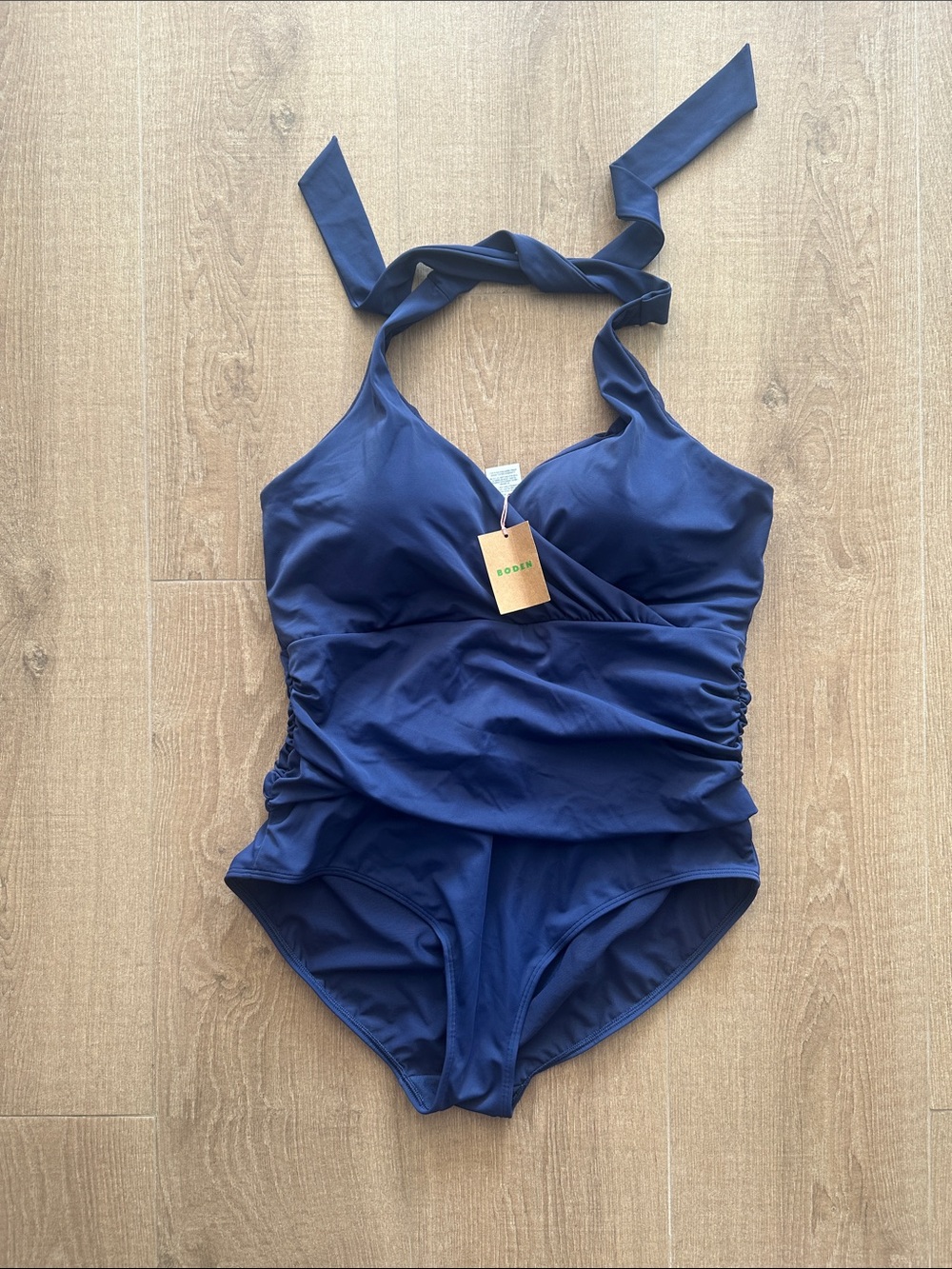 NWT Boden one piece bathing suit navy blue size 16/18R